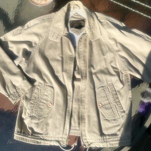 vintage 90s eddie bauer khaki jacket